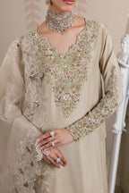G30 Eid Collection – Premium Raw Silk 3PC Shalwar Kameez with Organza Dupatta | Embroidered Festive Women’s Suit