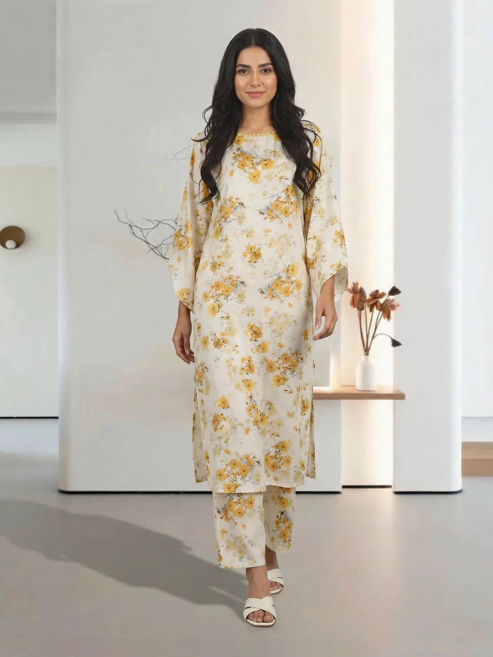 Limelight 2 Piece Silk Suit