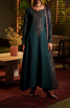 Casual Lite Luxury Festive Drop EALA Premium Silk Viscose 3 Piece Printed Dupatta Embroidered with Sequin Work and Lace for Modern Elegance