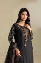 Korean Raw Silk Luxe Embroidered 3-Piece Suit