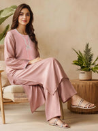 Limelight 2 Piece Silk Suit- Embellished (Pret)