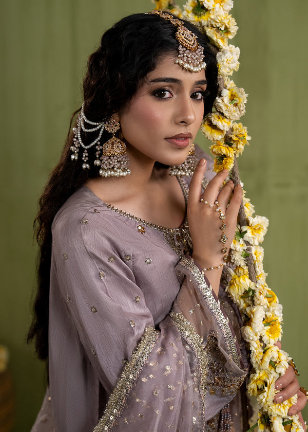 Luxury Silk 3PC Ready to Wear Suit with Organza Dupatta – Elegant Festive Ensemble