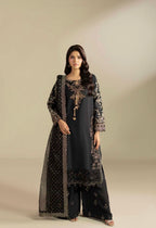 Korean Raw Silk Luxe Embroidered 3-Piece Suit