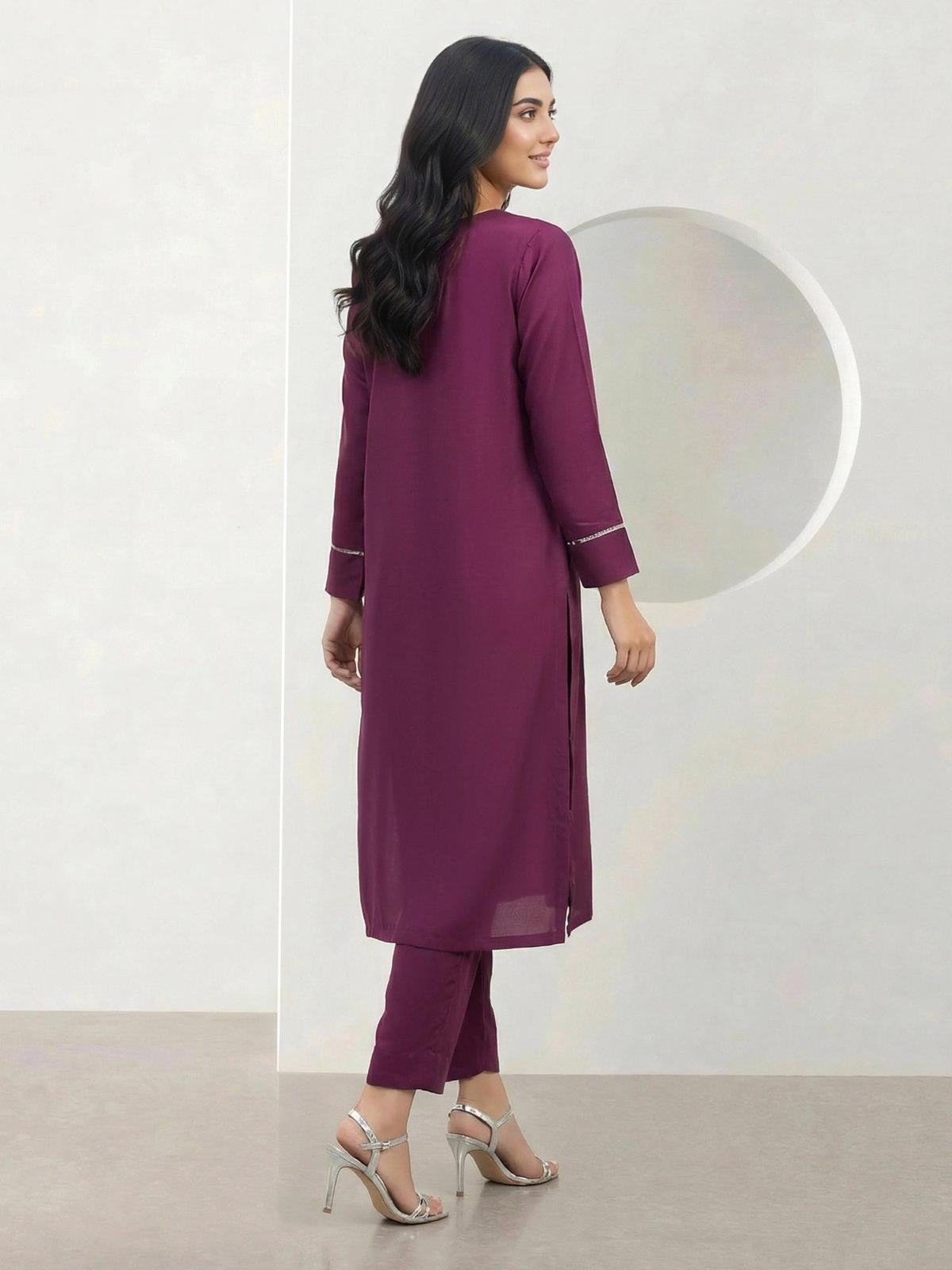 Limelight 2 Piece Silk embellishment Suit