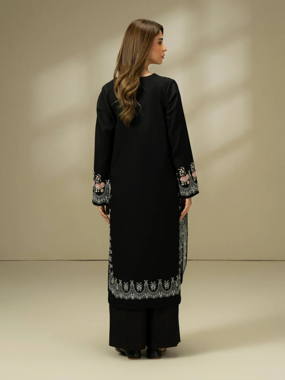 Limelight 1 piece Slub Khaddar Shirt-Printed (Pret)