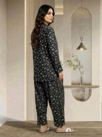 Limelight Silk Co-ord set- Embroidered