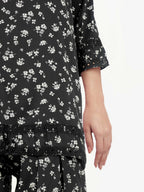 Limelight Silk Co-ord set- Embroidered