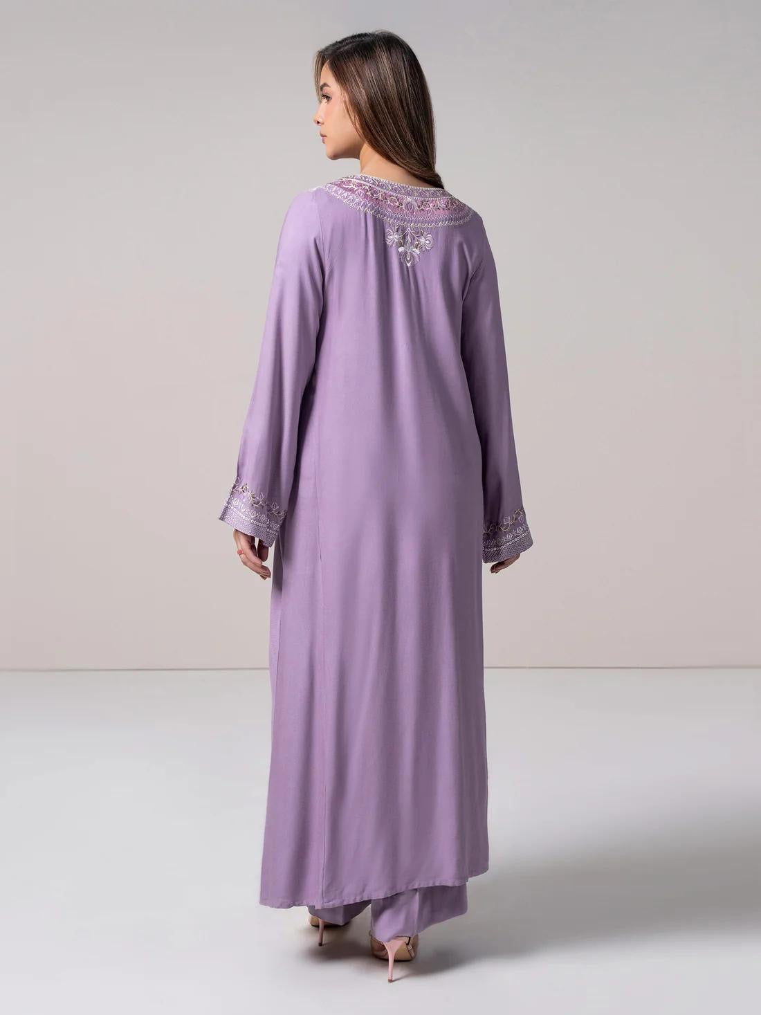 Limelight 2 Piece Embroidered   Marina Lilac Suit (Pret)