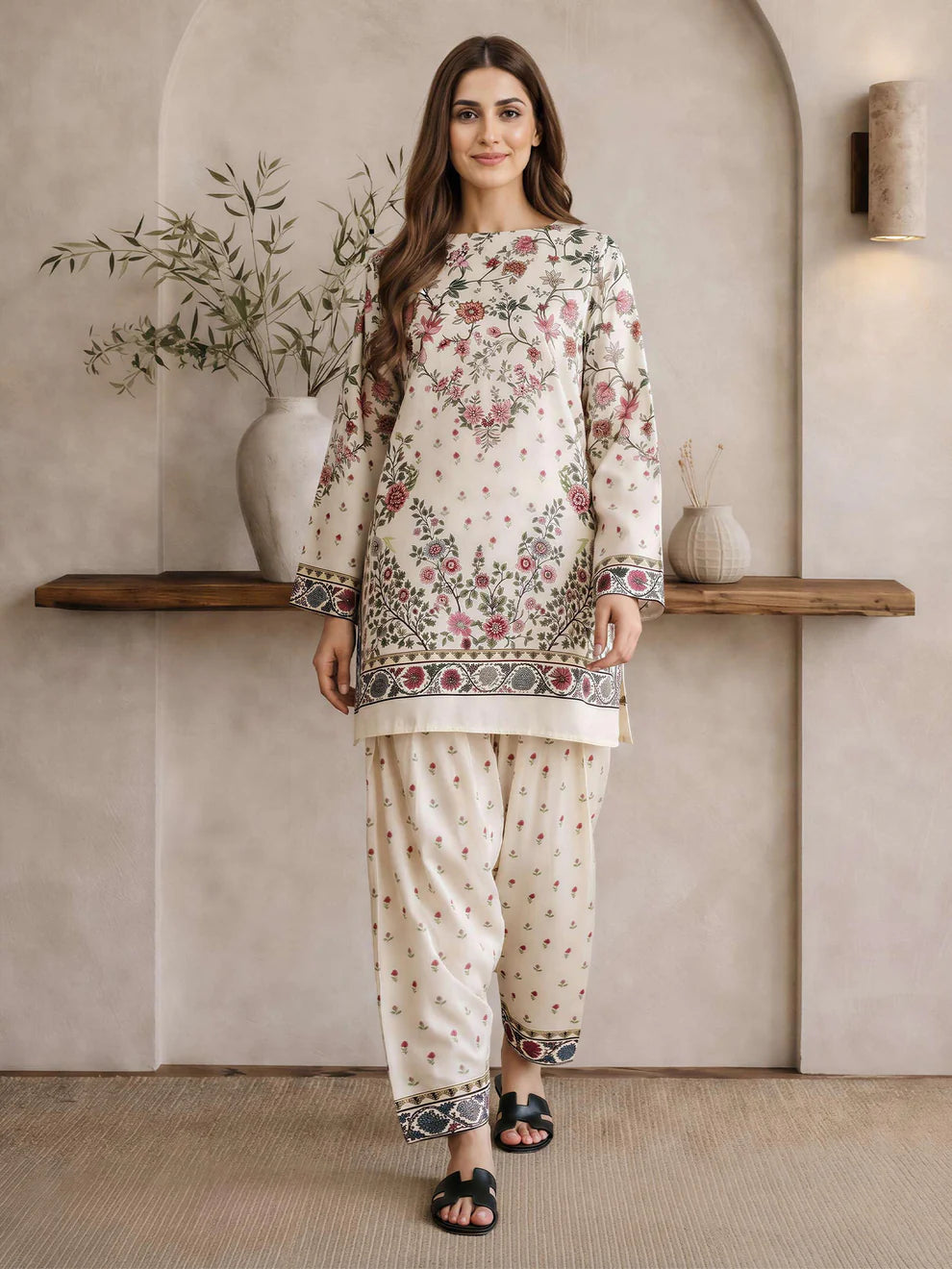 Limelight 2 Piece Silk Co-ord Set