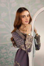 Korean Raw Silk Luxe Embroidered 3-Piece Suit