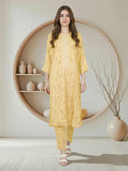 Limelight 2 Piece Silk Suit- Embroidered (Pret)