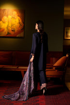 Casual Lite Luxury Festive Drop ELARA Premium Silk Viscose 3 Piece Printed Dupatta Embroidered with Sequin Work and Lace for Modern Elegance (
