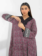 Limelight 1 piece Linen Shirt-Embroidered (Pret)
