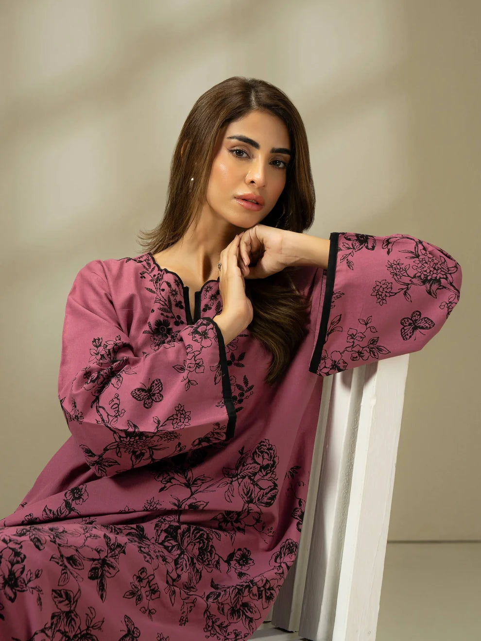 Limelight 1 piece Khaddar Shirt-Printed (Pret)