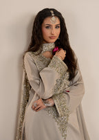Luxury Silk 3PC Ready to Wear Sharara Set with Organza Dupatta – Festive Elegance