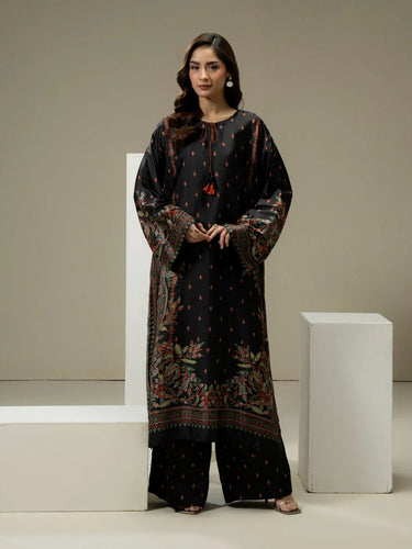 Limelight 2 Piece Printed Silk Suit – Black | Pret Collection | Pakistani Clothing UK