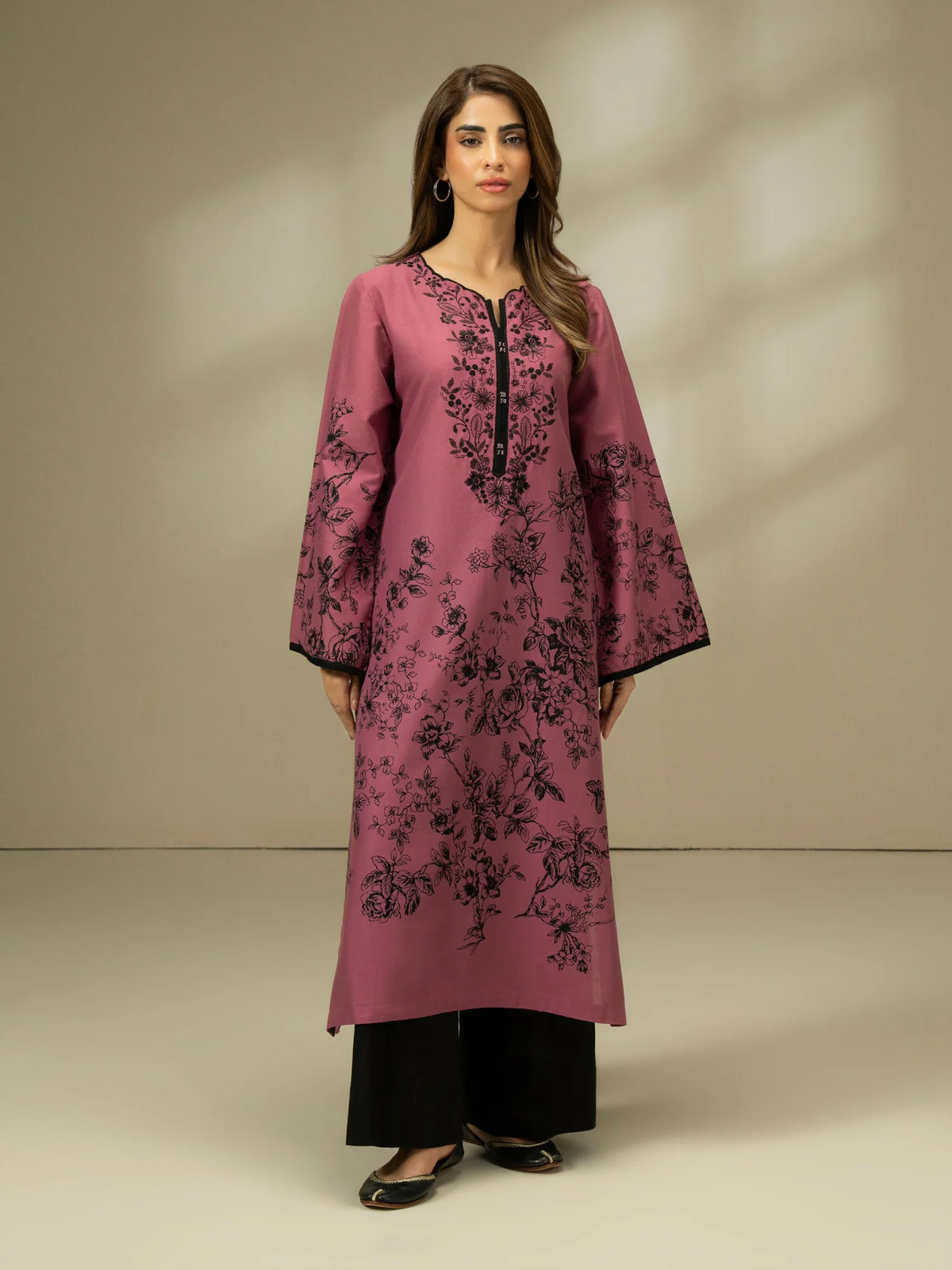 Limelight 1 piece Khaddar Shirt-Printed (Pret)