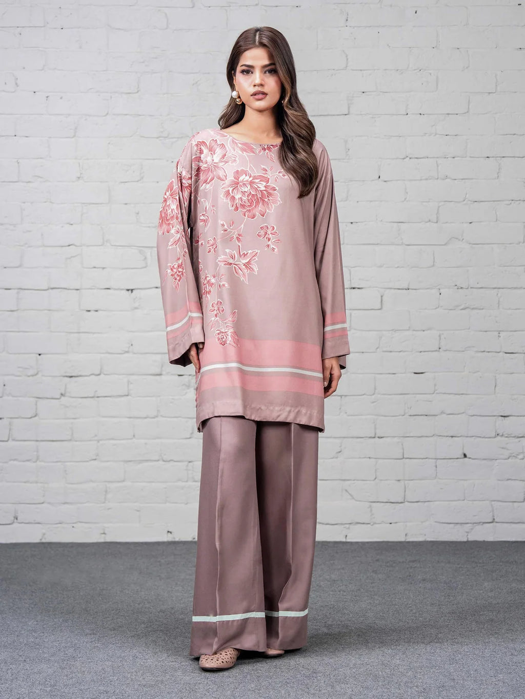 Limelight 2 Piece Crepe Suit (Pret)