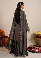 Luxury Silk 3PC Ready to Wear Sharara Set with Organza Dupatta – Festive Elegance