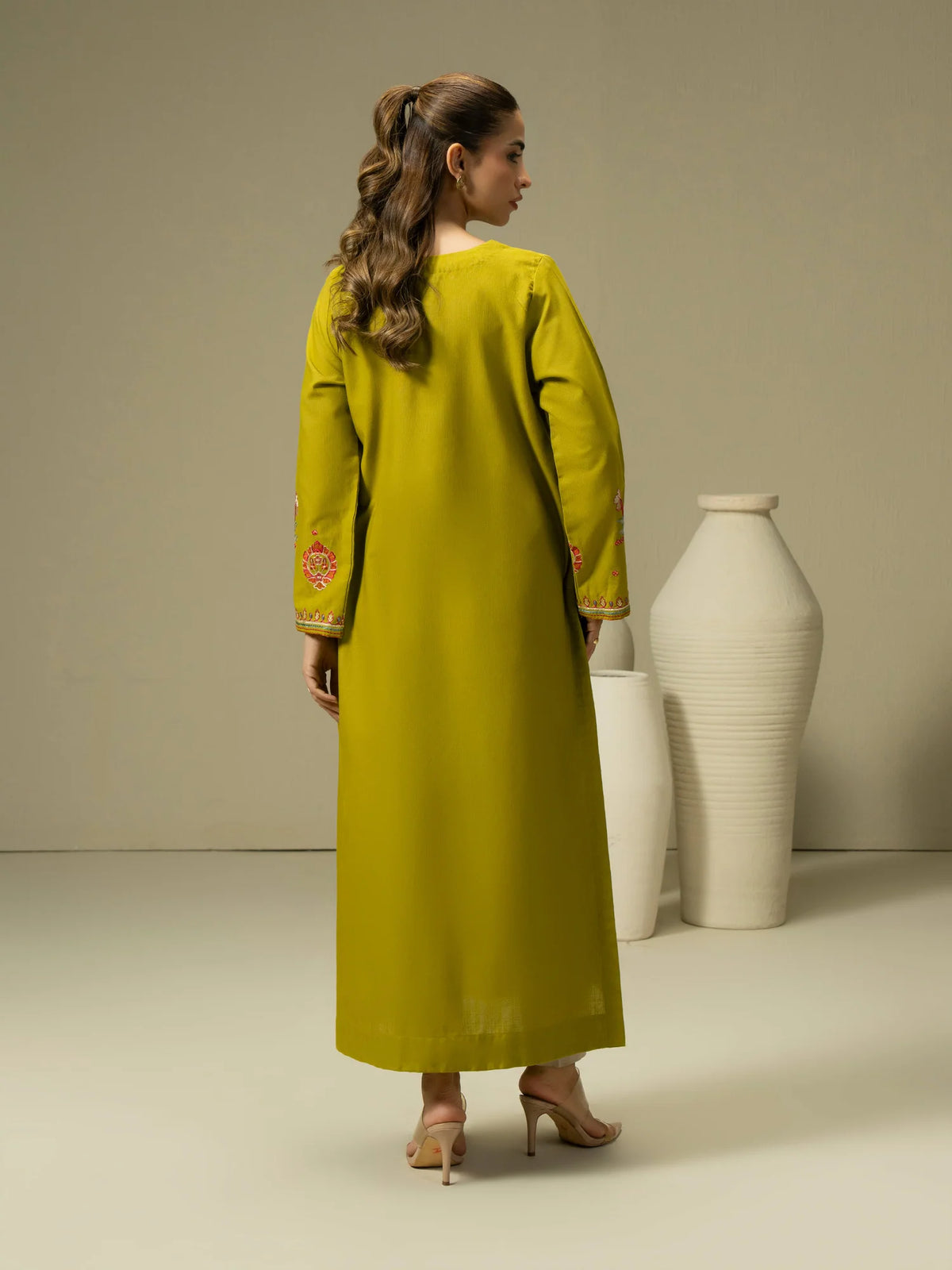 Limelight 1 piece Khaddar Shirt-Embroidered (Pret)