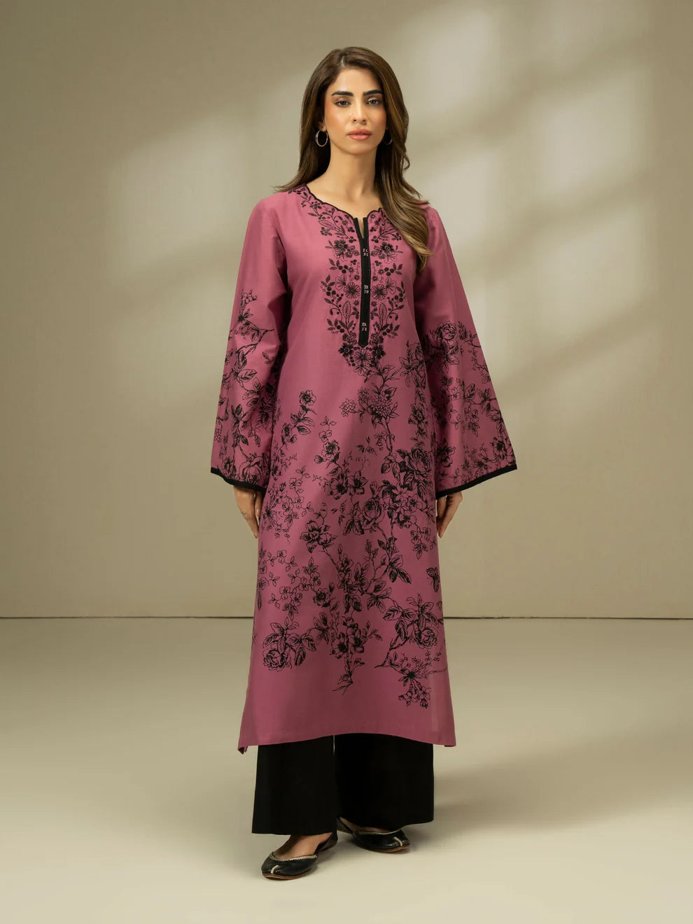 Limelight 1 piece Khaddar Shirt-Printed (Pret)