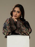 Salenmore | Limelight 2 Piece Printed Silk Suit – Black | Pret Collection | Pakistani Clothing UK – Pakistani women's wear | Salwar Kameez |