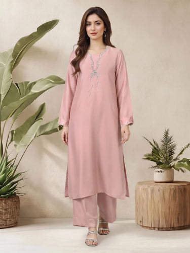 Limelight 2 Piece Silk Suit- Embellished (Pret)