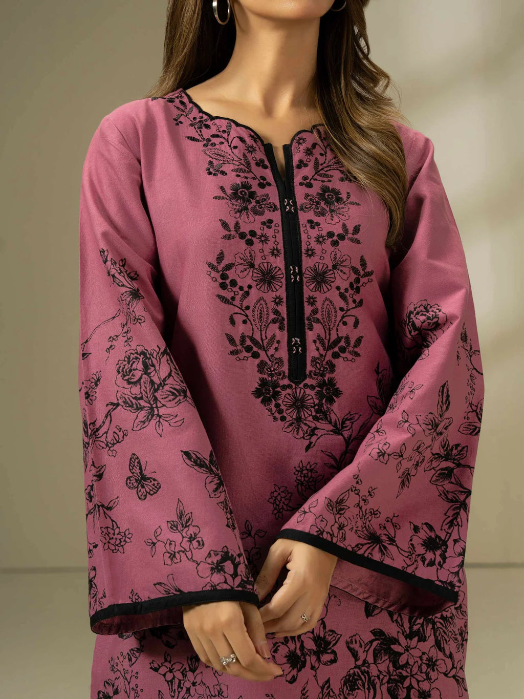 Limelight 1 piece Khaddar Shirt-Printed (Pret)
