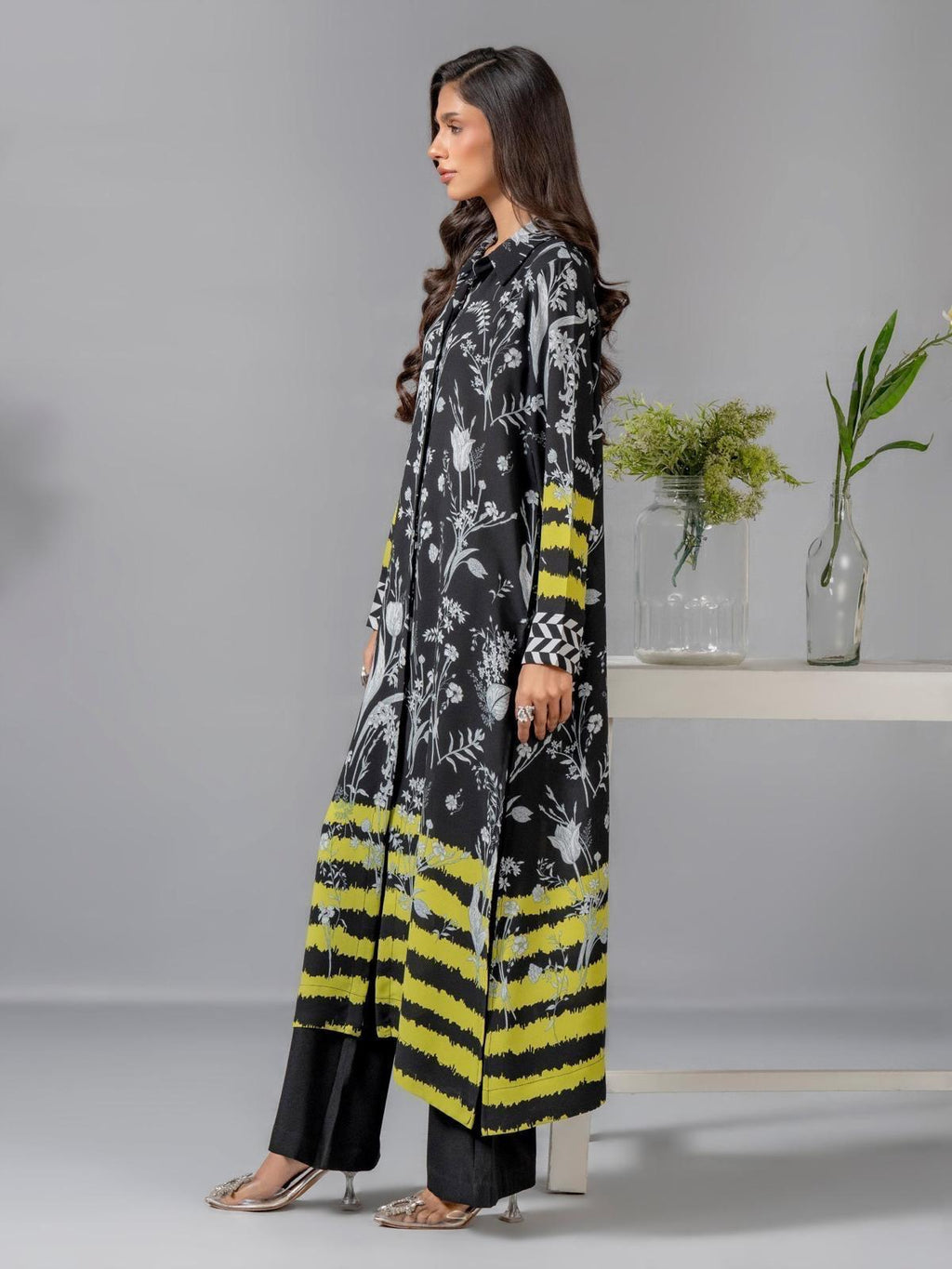 Salenmore | Limelight Original Printed Grip A-Line Shirt Dress – 1 Piece for Women – Pakistani women's wear | Casual Dresses |