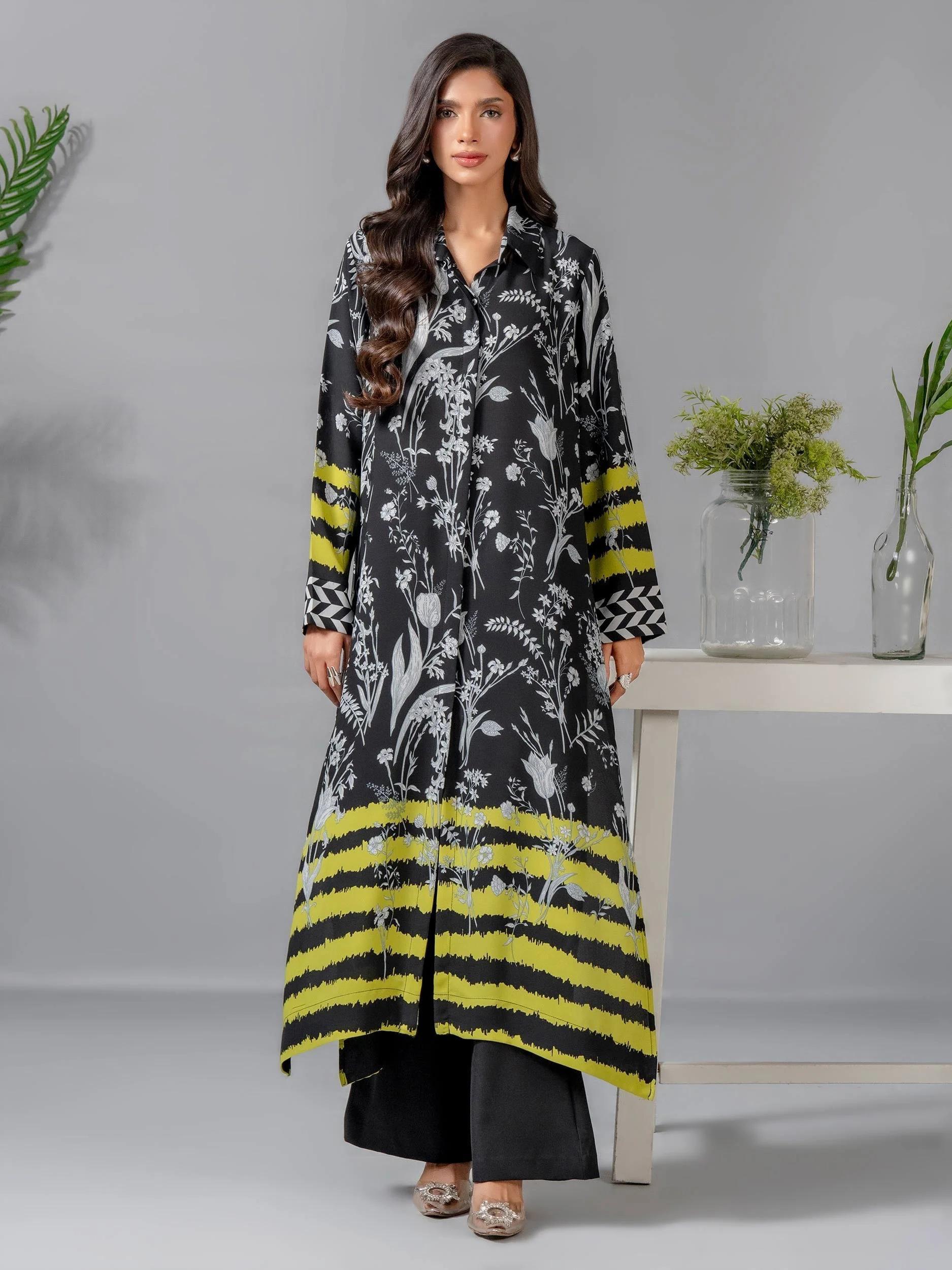 Salenmore | Limelight Original Printed Grip A-Line Shirt Dress – 1 Piece for Women – Pakistani women's wear | Casual Dresses | S