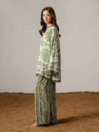 Salenmore | Limelight Original Loose Fit Printed Grip 2-Piece Coord Set – Top & Trouser for Women Loose-fit – Pakistani women's wear | Casual Dresses |
