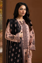 Zellbury khaddar 2 piece printed kurta and dupatta pakistani outfit uk by salenmore