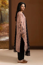 Zellbury khaddar 2 piece printed kurta and dupatta pakistani outfit uk by salenmore