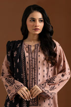 Zellbury khaddar 2 piece printed kurta and dupatta pakistani outfit uk by salenmore