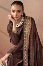 Salenmore | Amor by Simrans Dhanak Embroidered 3 Piece Suit with Velvet Shawl – Pakistani women's wear | Traditional Dress |