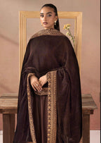 Salenmore | Amor by Simrans Dhanak Embroidered 3 Piece Suit with Velvet Shawl – Pakistani women's wear | Traditional Dress |
