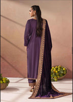 Salenmore | Amor by Simrans Dhanak Embroidered 3 Piece Suit with Velvet Shawl – Pakistani women's wear | Traditional Dress |