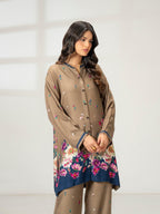 Salenmore | Limelight 2 Piece Marina Co-ord Set – Brown | Pakistani Women’s Outfit – Pakistani women's wear | Coords set | Large