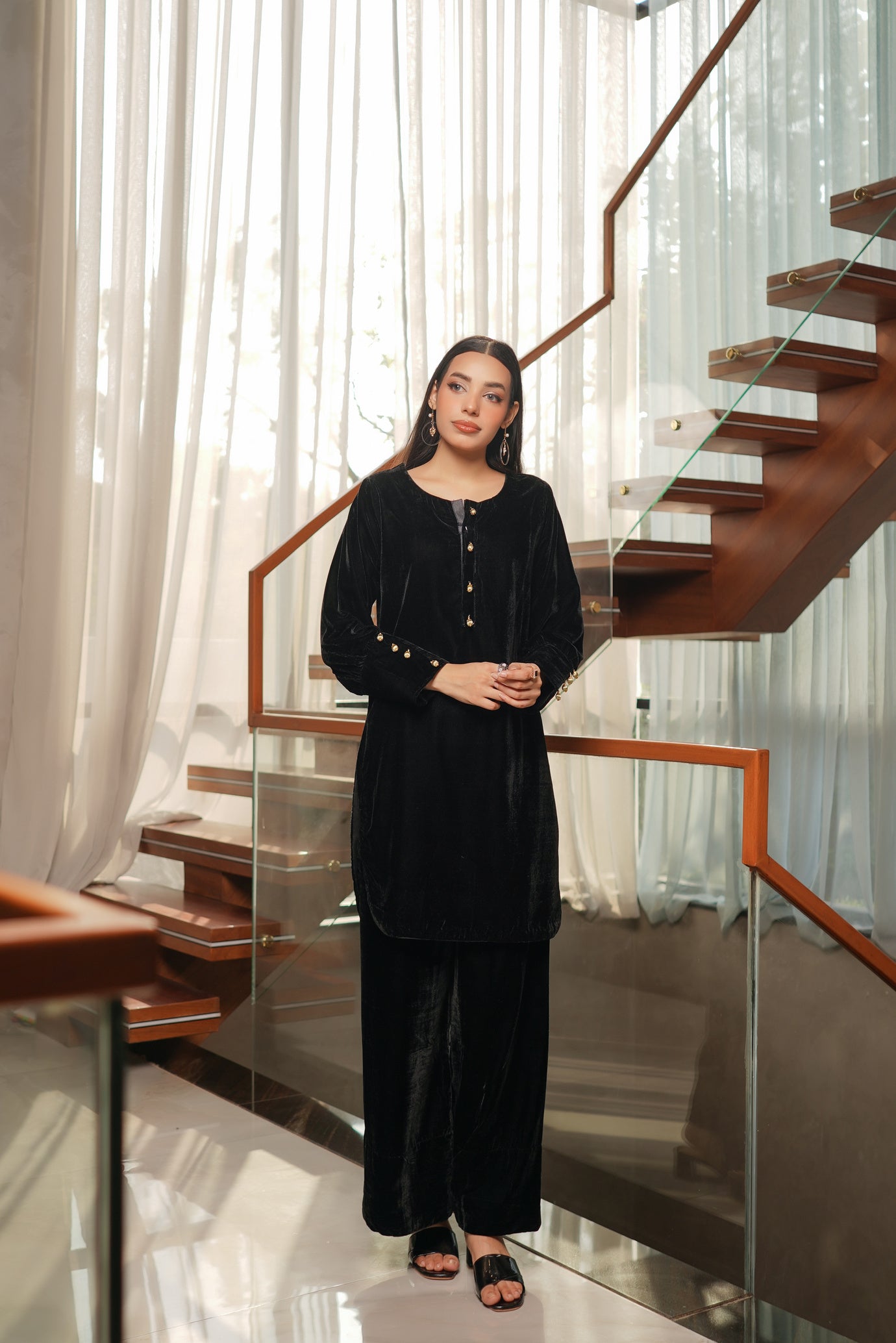 Simrans 2 Piece Velvet Coord